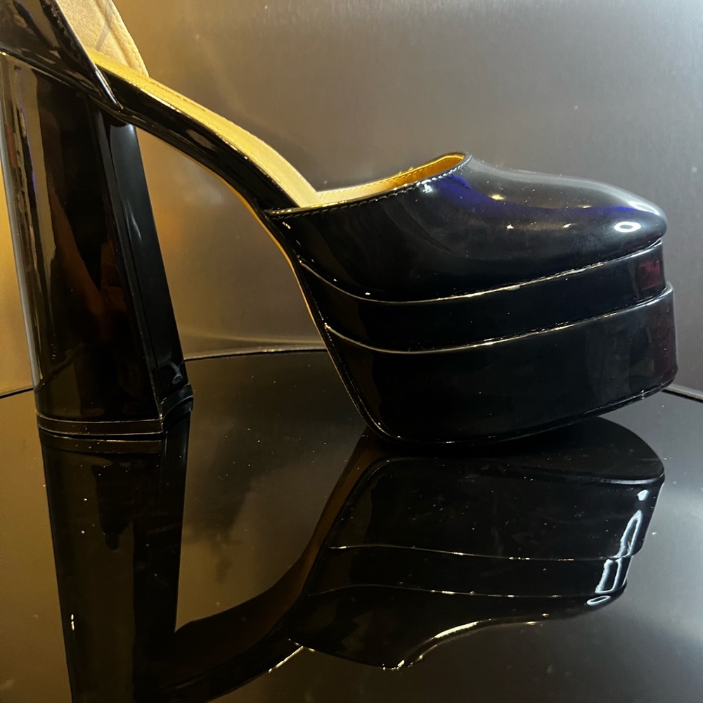 Elegant Black Platform Heels